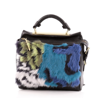 3.1 Phillip Lim Ryder Satchel Fur and Leather Small