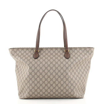 Gucci Ophidia Zip Tote GG Coated Canvas Medium