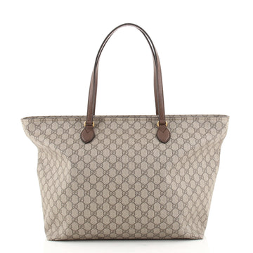 Gucci Ophidia Zip Tote GG Coated Canvas Medium
