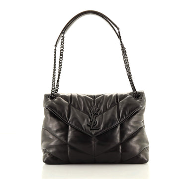 Saint Laurent LouLou Puffer Shoulder Bag Quilted Leather Medium