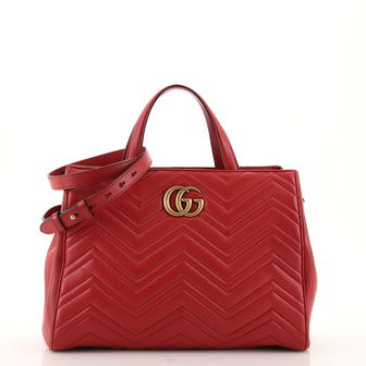 Gucci GG Marmont Tote Matelasse Leather Medium