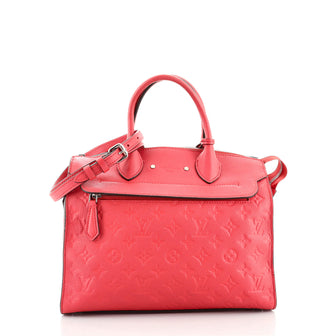 Louis Vuitton Pont Neuf Handbag Monogram Empreinte Leather MM