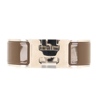 Hermes Clic Clac H Bracelet Enamel Wide