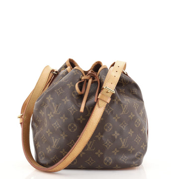 Louis Vuitton Petit Noe Handbag Monogram Canvas