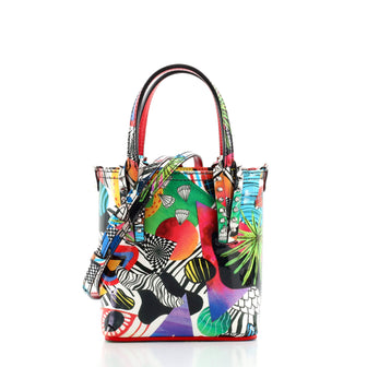 Christian Louboutin Cabata Tote Printed Patent Mini