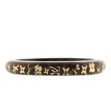 Louis Vuitton Inclusion Bangle Bracelet Resin with Crystals PM
