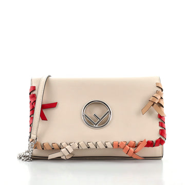 Fendi F is Fendi Wallet on Chain Whipstitch Leather