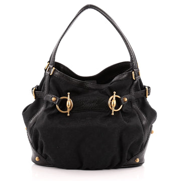 Gucci Jockey Tote GG Canvas Medium