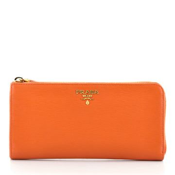 Prada Zip Around Wallet Vitello Move Long