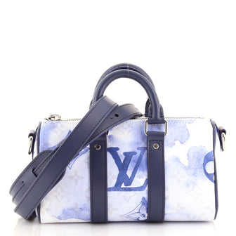 Louis Vuitton Keepall Bandouliere Bag Limited Edition Monogram Watercolor Canvas XS