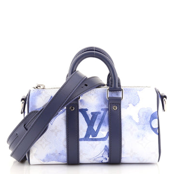 Louis Vuitton Keepall Bandouliere Bag Limited Edition Monogram Watercolor Canvas XS