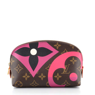 Louis Vuitton Cosmetic Pouch Limited Edition Game On Monogram Canvas