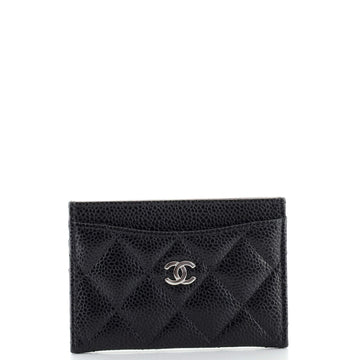 Chanel Classic Card Holder Quilted Caviar