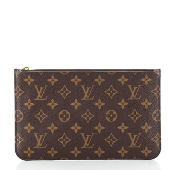 Louis Vuitton Neverfull Pochette Monogram Canvas Large