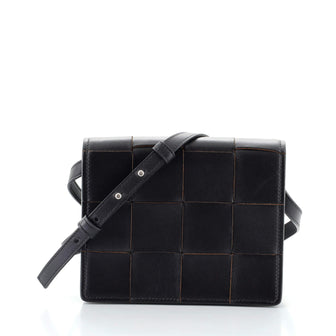 Bottega Veneta Cassette Crossbody Bag Maxi Intrecciato Leather Mini