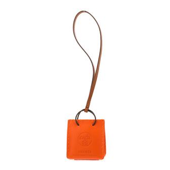 Hermes, Accessories, Hermes Milo Lambskin Swift Shopping Bag Charm