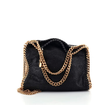 Stella McCartney Falabella Fold Over Crossbody Bag Shaggy Deer Mini