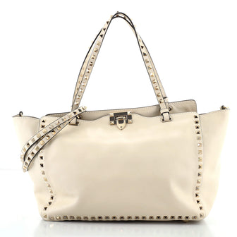Valentino Rockstud Tote Soft Leather Medium