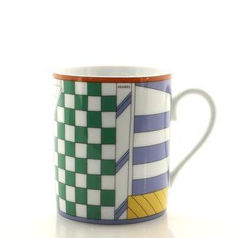 Hermes Promenade au Faubourg Mug Printed Porcelain