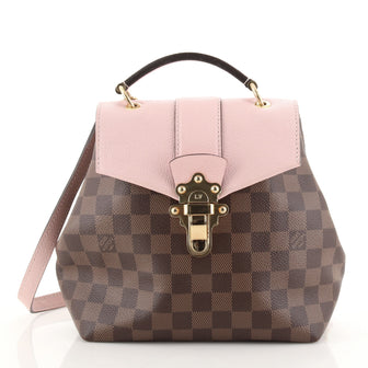 Louis Vuitton Clapton Backpack Damier and Leather