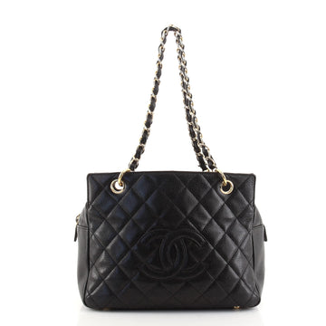 Chanel Petite Timeless Tote Quilted Caviar