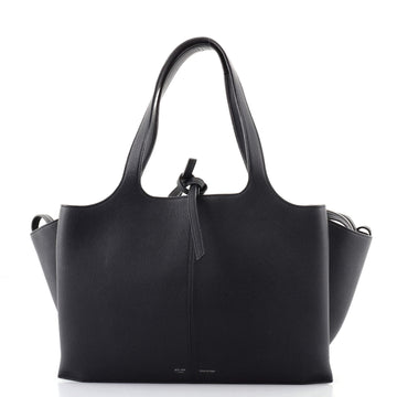 Celine Tri-Fold Shoulder Bag Grained Calfskin Medium