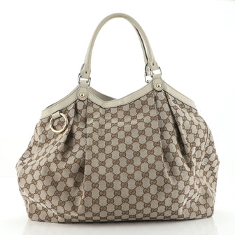 Gucci Sukey Tote GG Canvas Large