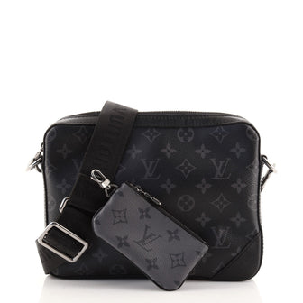 louis vuitton backpack trio black Louis Vuitton Trio Messenger Bag Reverse Monogram Eclipse Black 979781