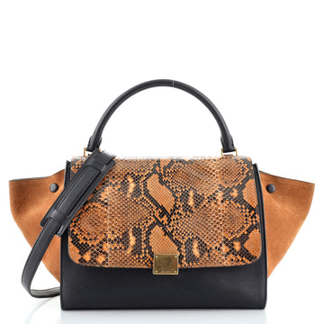 Celine Trapeze Bag Python Medium