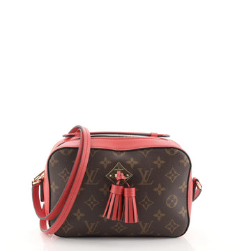 Louis Vuitton Saintonge Handbag Monogram Canvas with Leather