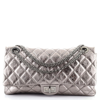 Chanel Reissue 2.55 Flap Bag Quilted Metallic Aged Calfskin 228