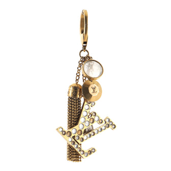 Louis Vuitton Caprice Bag Charm and Key Holder Metal with Crystals