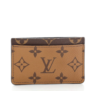 Louis Vuitton Card Holder Reverse Monogram Canvas