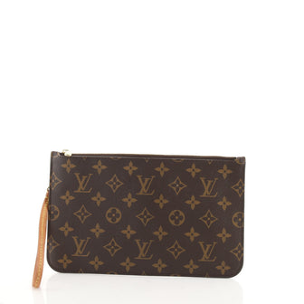 Louis Vuitton Neverfull Pochette Monogram Canvas Large