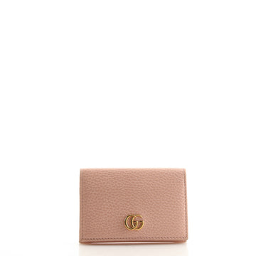 Gucci GG Marmont Flap Card Case Leather