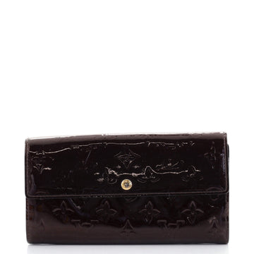 Louis Vuitton Sarah Wallet Monogram Vernis
