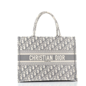 Christian Dior Book Tote Oblique Canvas Small