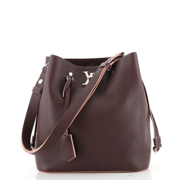 Louis Vuitton Lockme Bucket Bag Leather