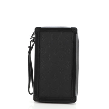 Louis Vuitton Soft Trunk Clutch Monogram Taurillon Leather
