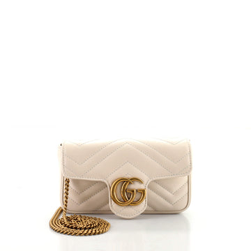 Gucci GG Marmont Flap Bag Matelasse Leather Super Mini