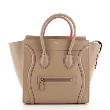 Celine Luggage Bag Smooth Leather Mini