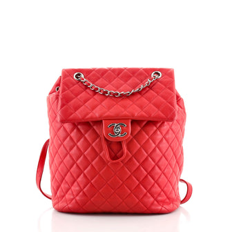 Chanel Urban Spirit Backpack Quilted Lambskin Large