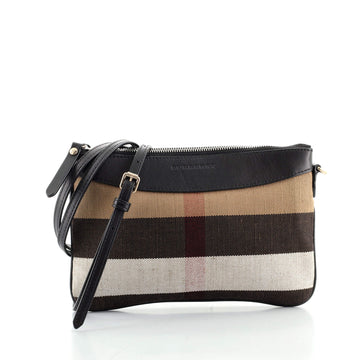 Burberry Peyton Crossbody Bag House Check Canvas