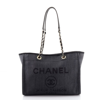 Chanel Deauville Tote Mixed Fibers Small