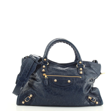 Balenciaga City Giant Studs Bag Leather Medium