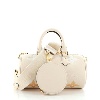 Papillon Handbag By The Pool Monogram Empreinte Giant BB