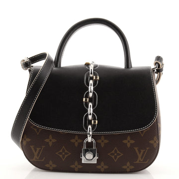 Louis Vuitton Chain It Handbag Monogram Canvas with Leather PM