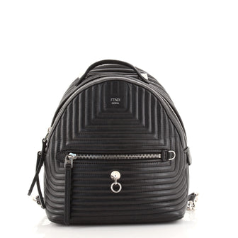 Fendi DotCom Backpack Quilted Leather Mini