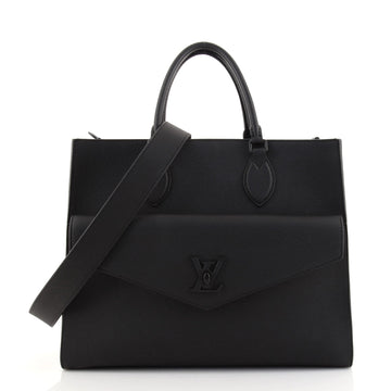Louis Vuitton Lockme Monochrome Tote Leather MM