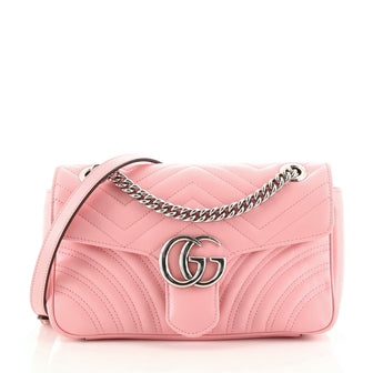 Gucci GG Marmont Flap Bag Matelasse Leather Small